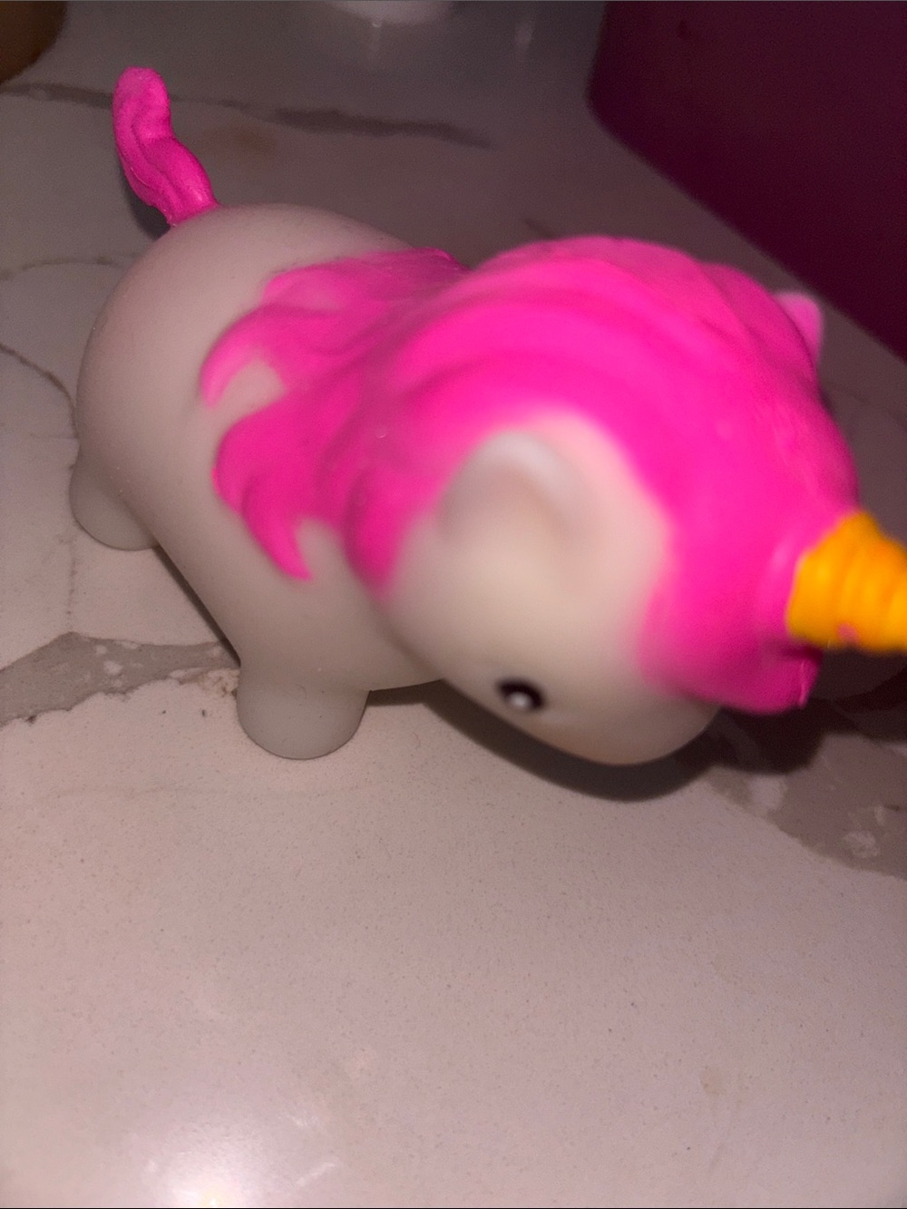 Cute Pink-Mane Unicorn Toy